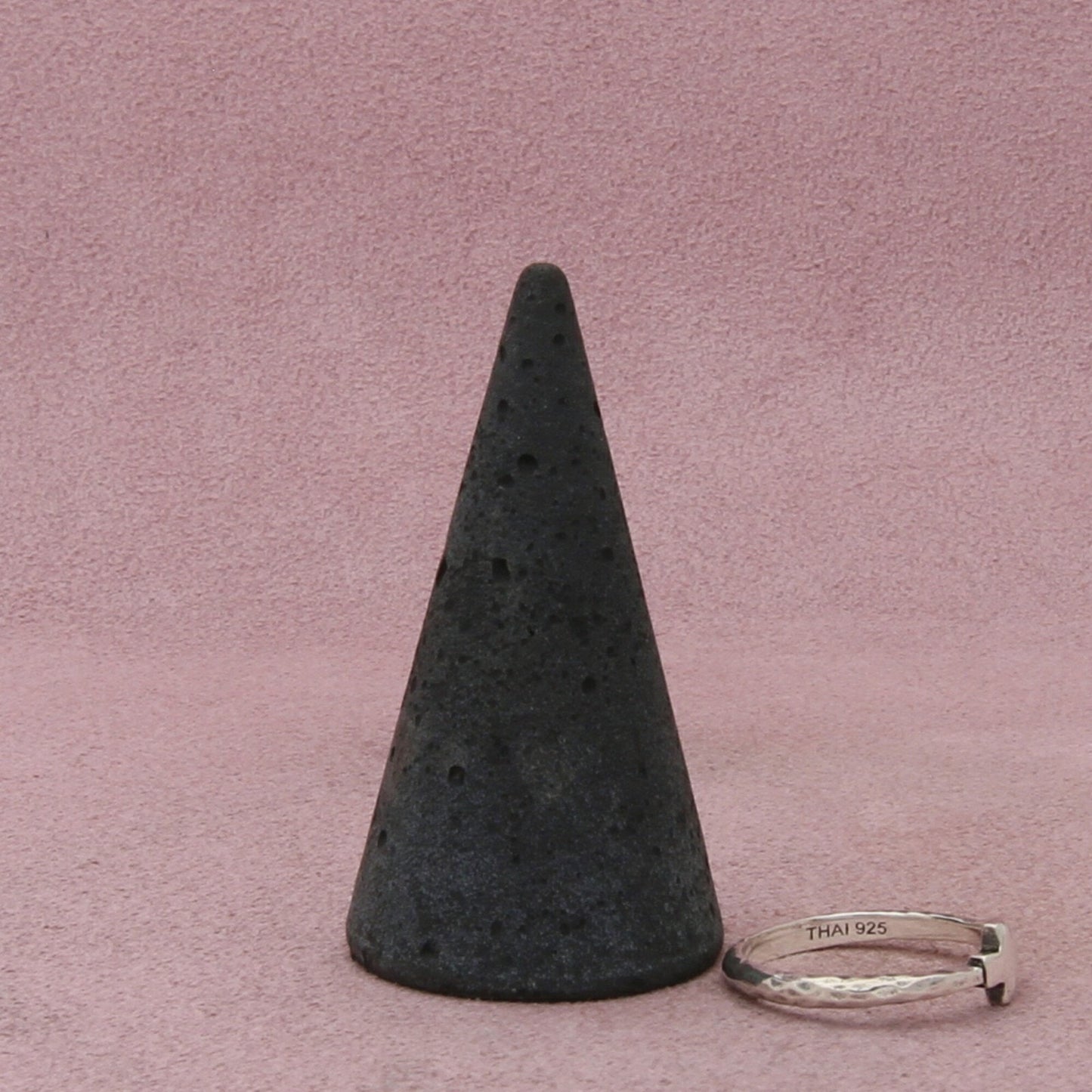 silpada sterling silver hammered cross stack band ring size 7