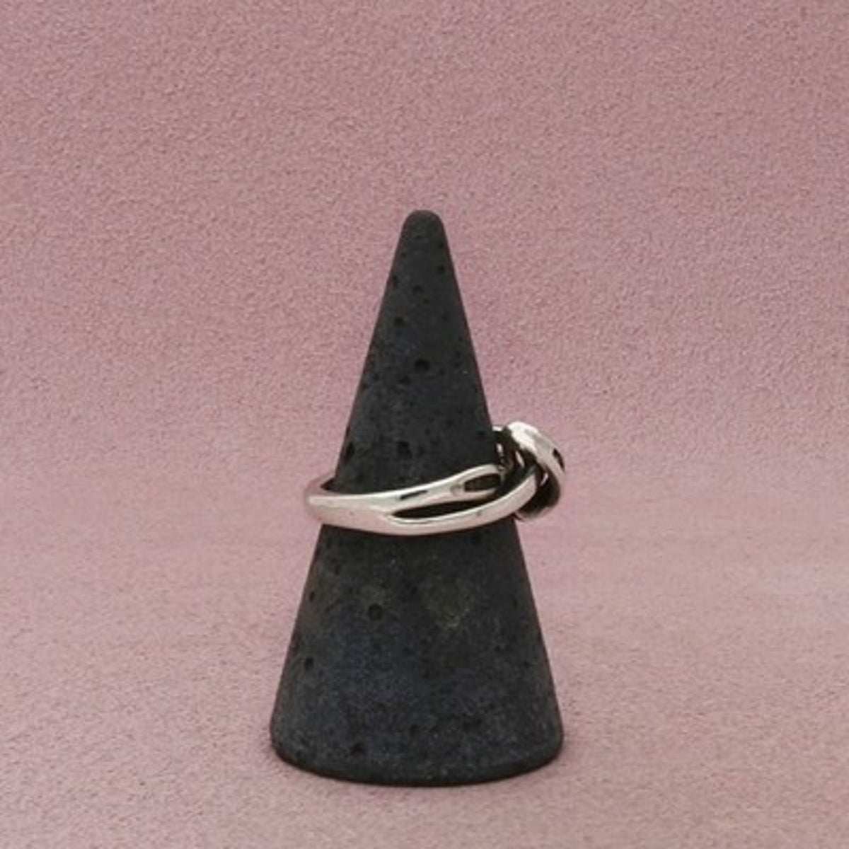 Zales Sterling Silver Diamond Openwork Crossover Ring Size 6.5