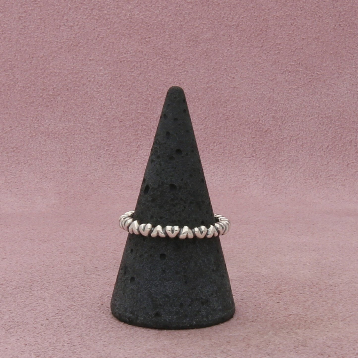 pandora sterling silver forever love stackable heart (190837) ring size 9