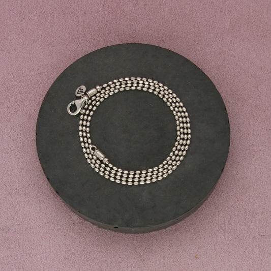 silpada sterling silver 1mm rice bead chain necklace size 25in