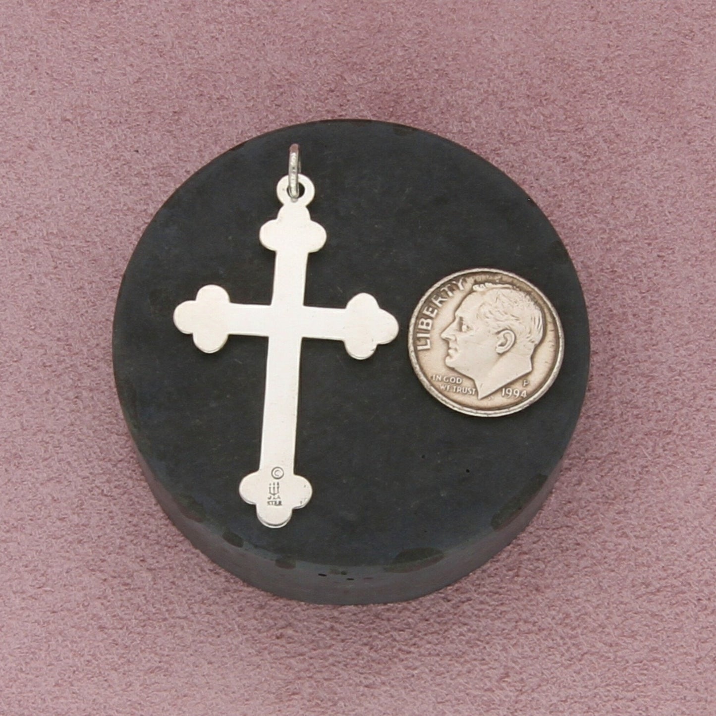 james avery sterling silver retired botonee cross pendant