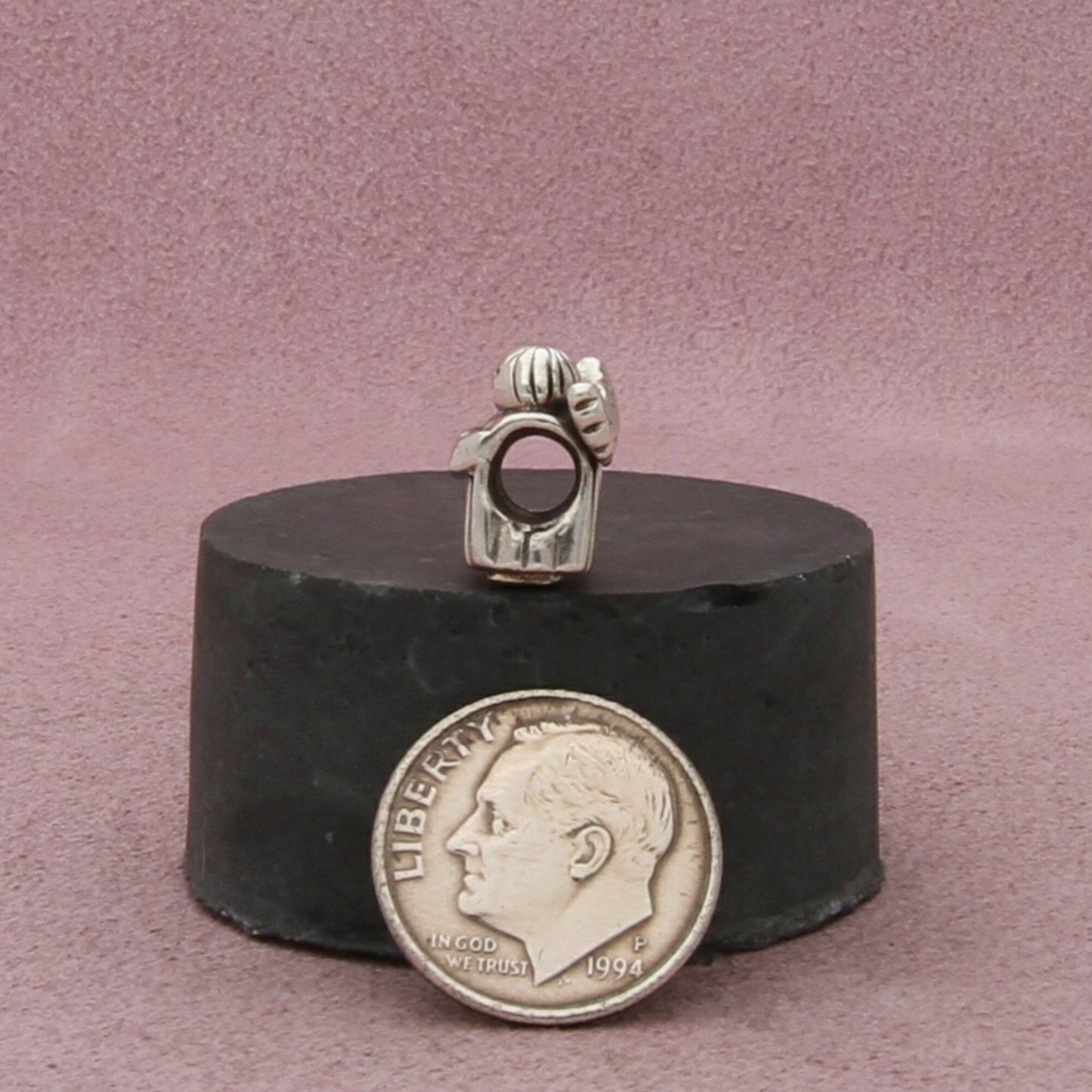 pandora sterling silver angel of hope bead (790337) charm pendant