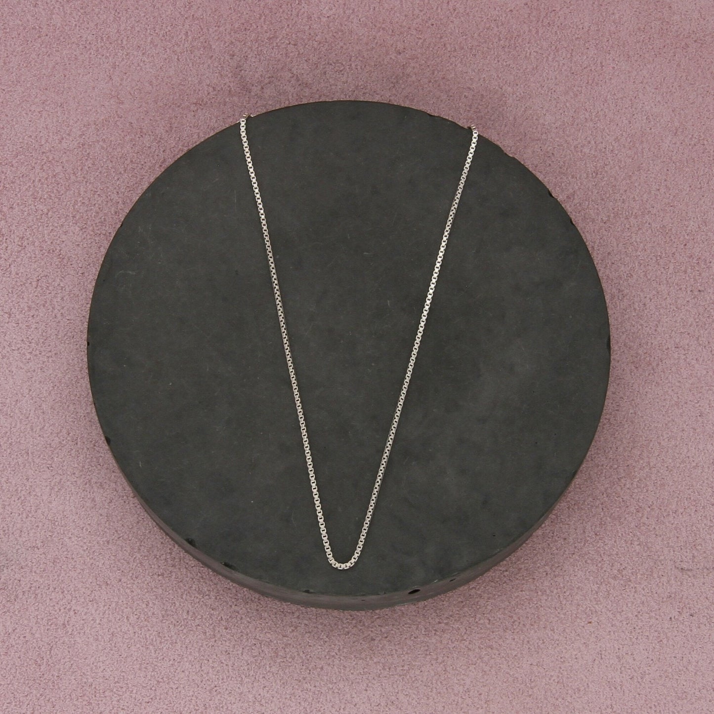 sterling silver italy 1mm box chain necklace size 16in