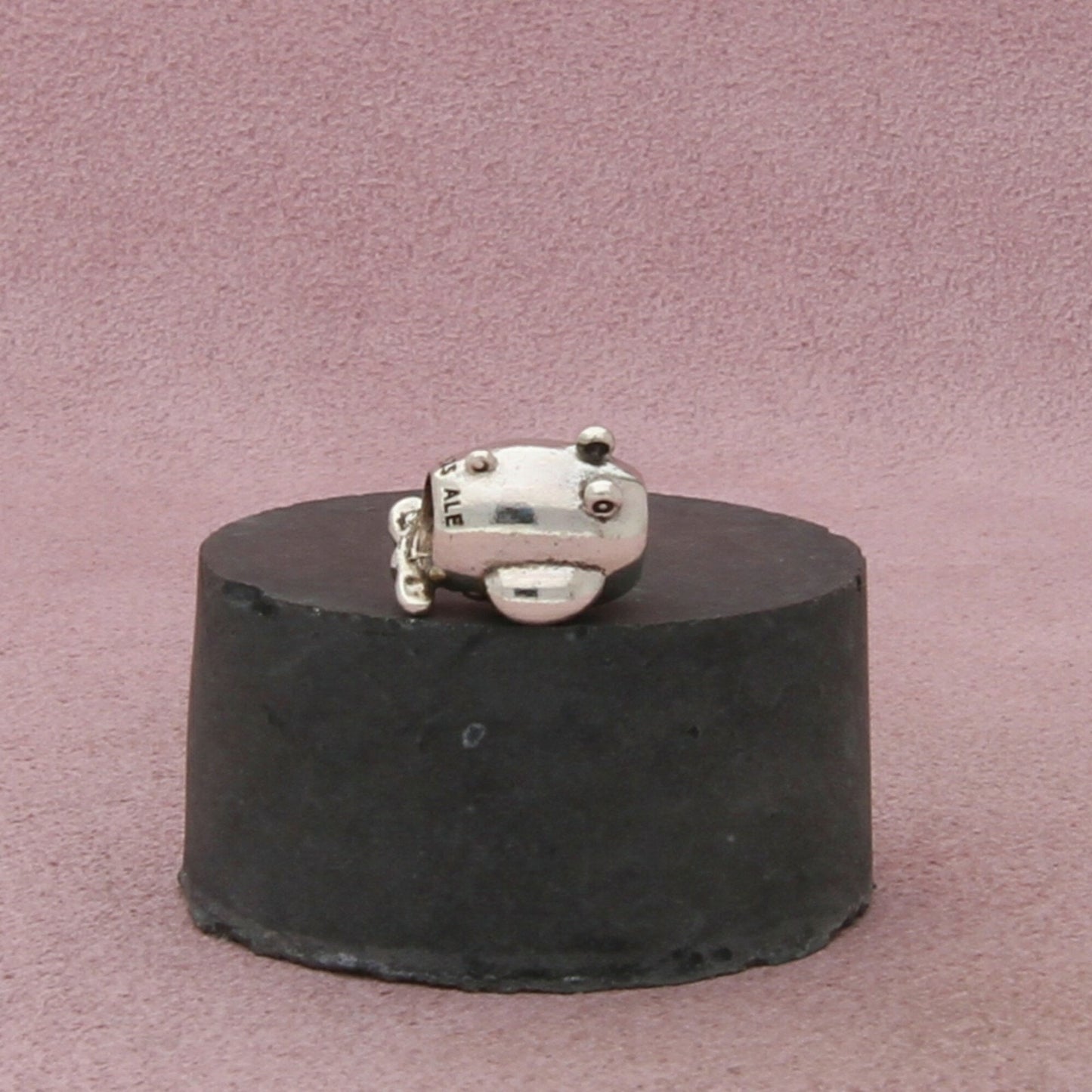 pandora sterling silver authentic airplane travel bead (790561) charm