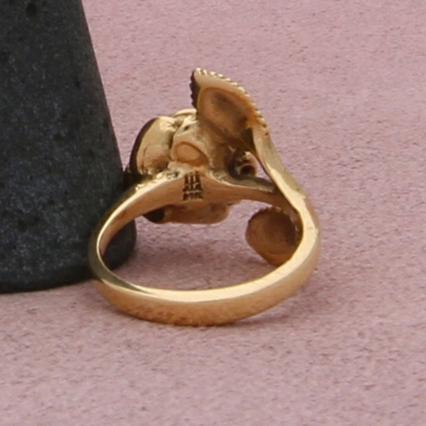 james avery 14k yellow gold retired rose ring size 4.5
