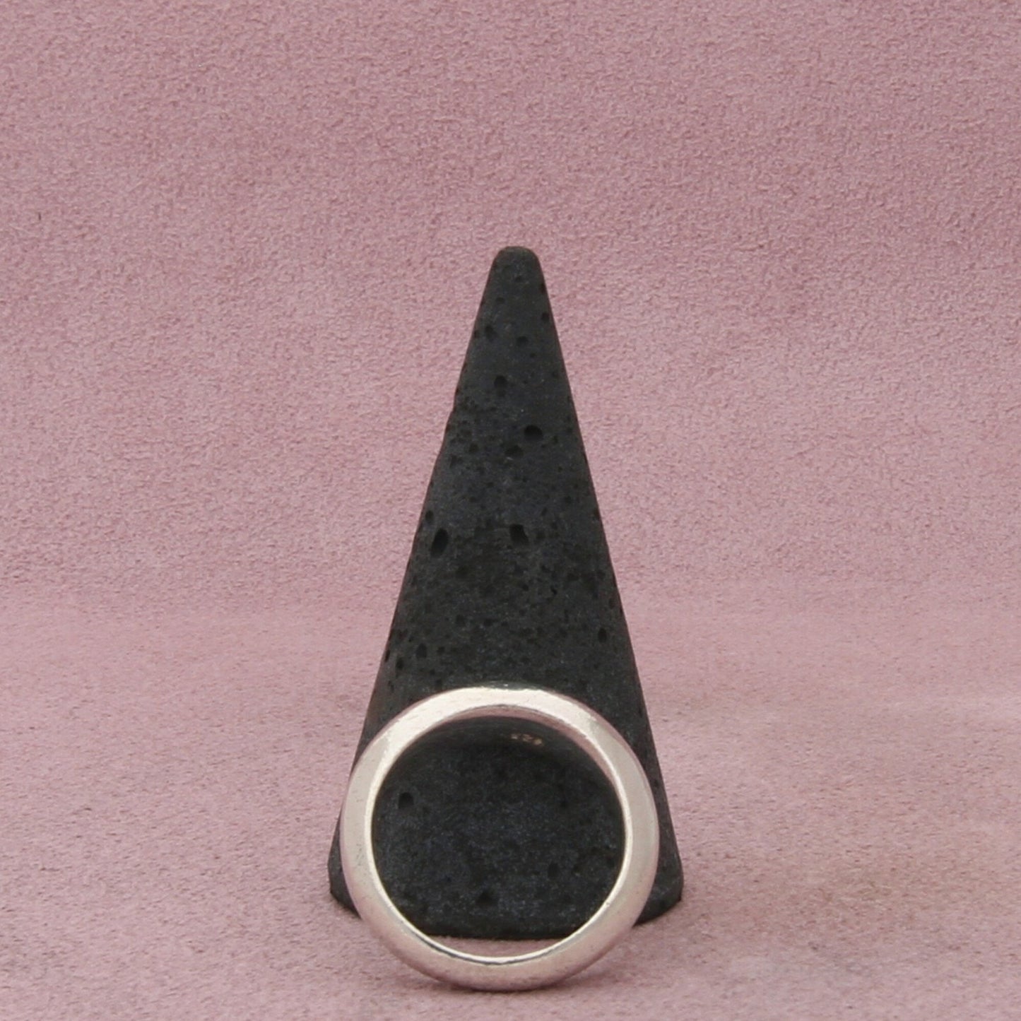 sterling silver vintage domed band ring size 6.5