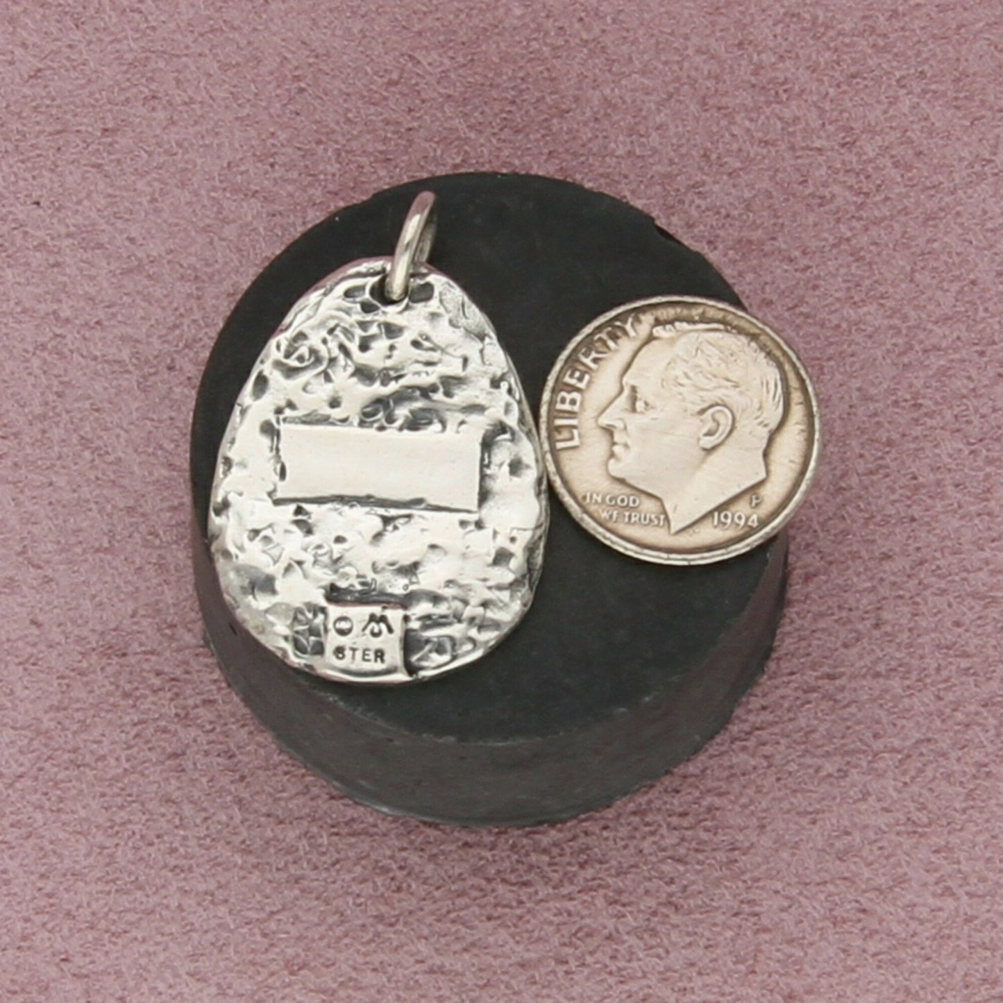 sterling silver vintage saint pauls parish pendant