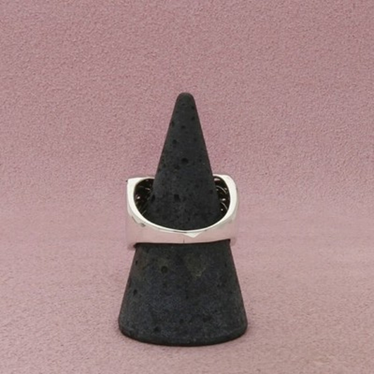 Chuck Clemency Sterling Silver Diamond Interwoven Openwork Ring Size 9.25