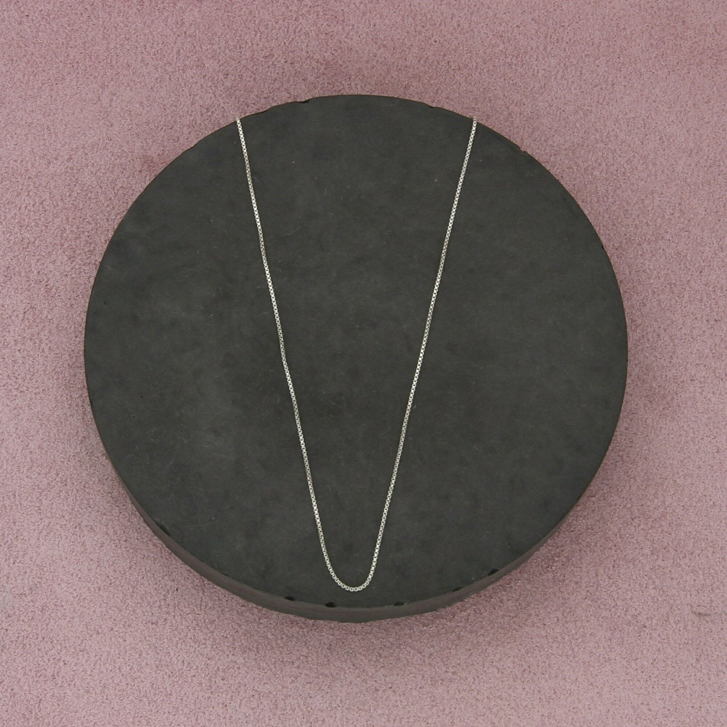 sterling silver italy 1mm box chain necklace size 16in