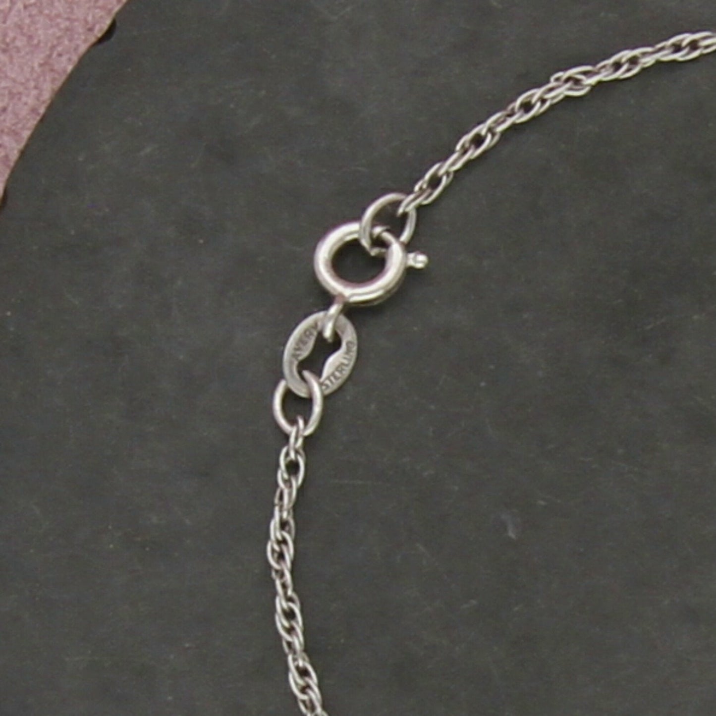 james avery sterling silver light rope chain bracelet size 7.25in