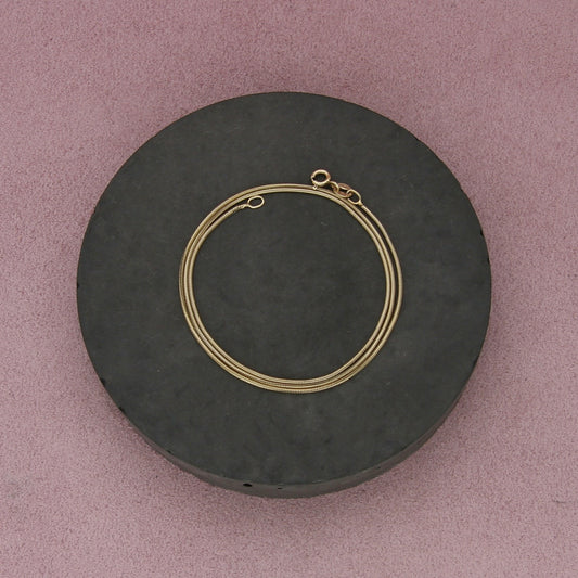 sterling silver 1mm snake chain necklace size 18in