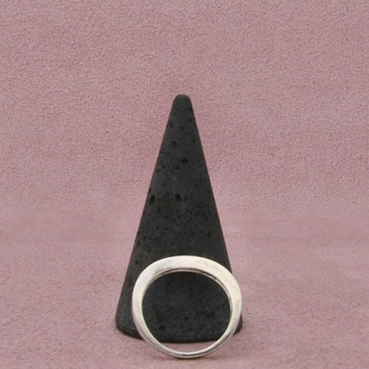 Diamonique Sterling Silver Channel-Set Round C Z Wavy Band Ring Size 7