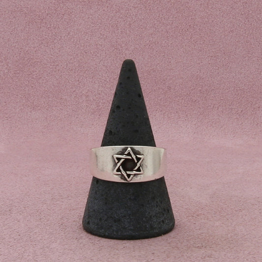 james avery sterling silver mens retired star of david ring size 10.25