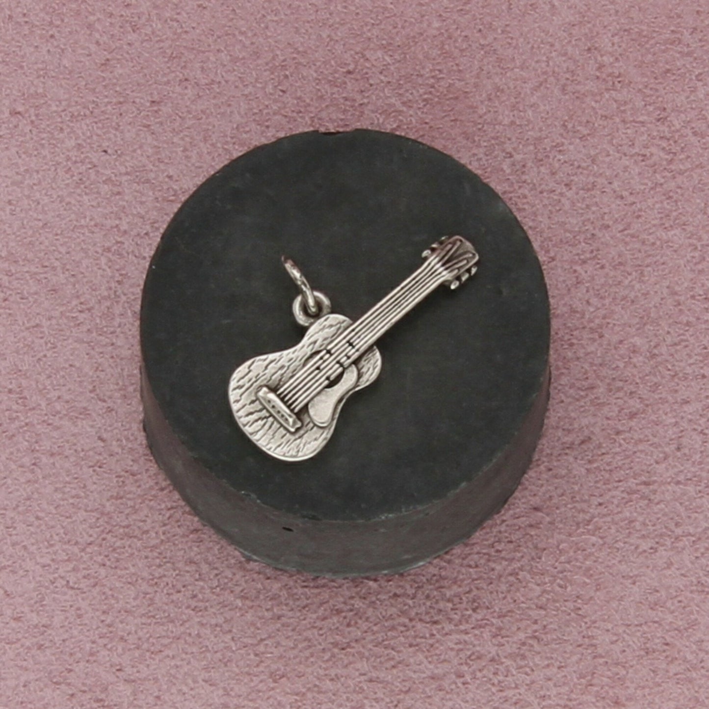 james avery sterling silver retired acoustic guitar charm pendant