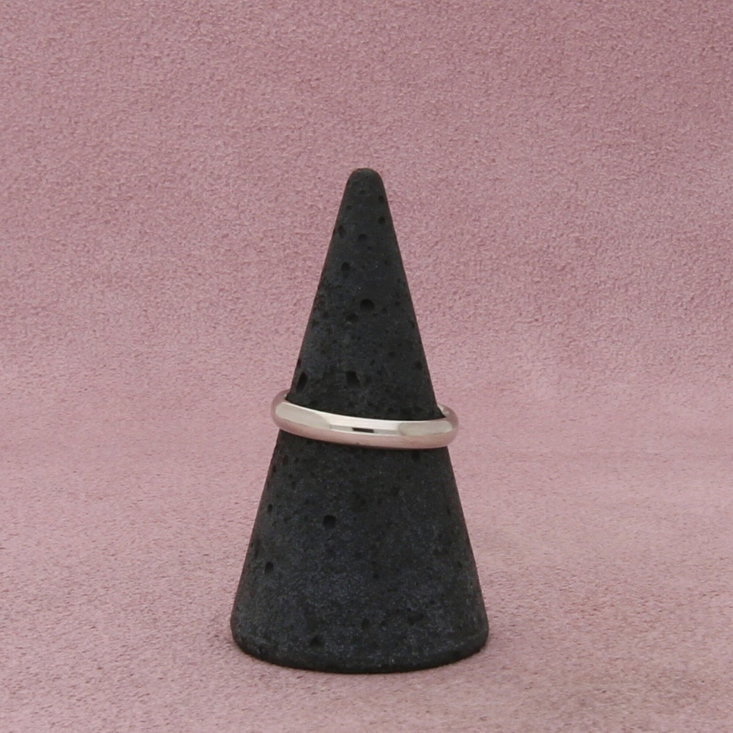 sterling silver smooth band ring size 6.5