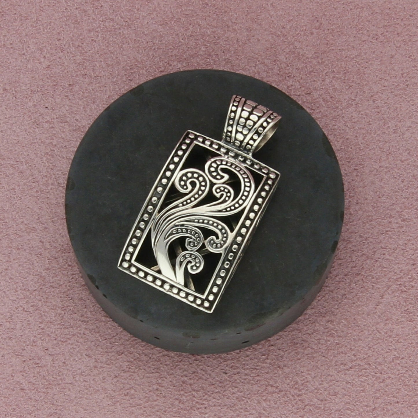 silpada sterling silver paisley filigree scroll s1744 pendant