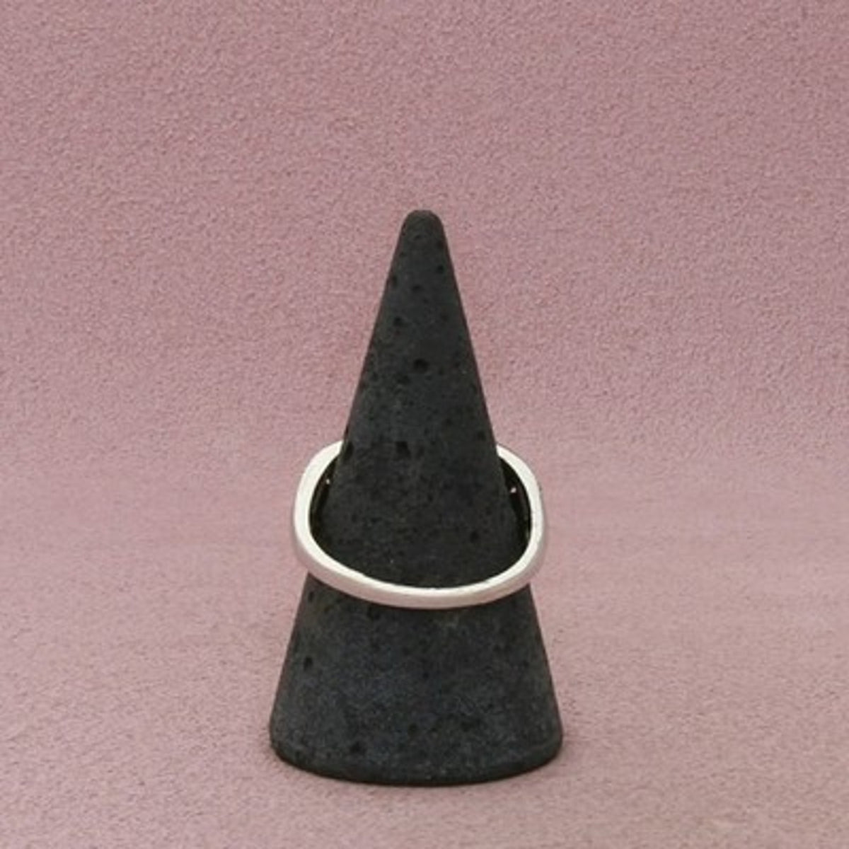 Zales Sterling Silver Diamond Openwork Geometric Ring Size 10.25
