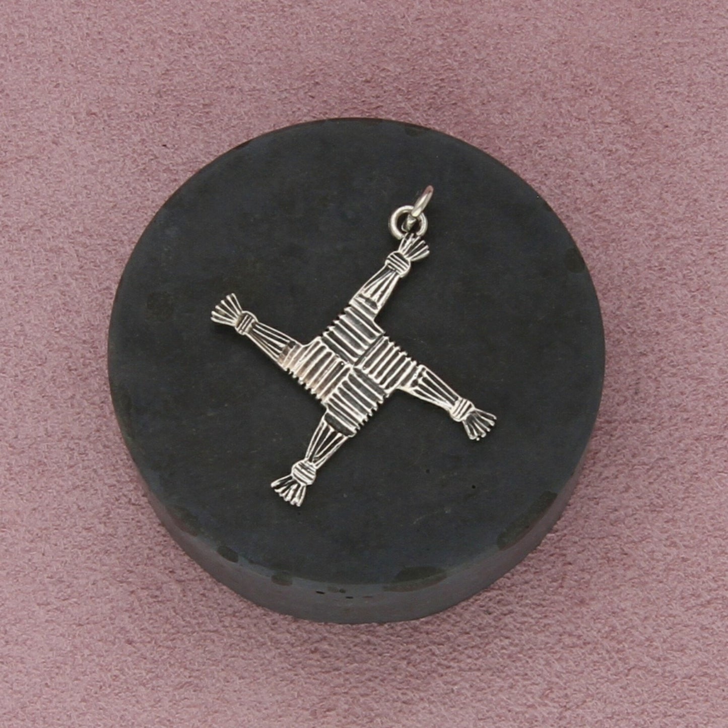sterling silver vintage irish saint bridgets cross pendant