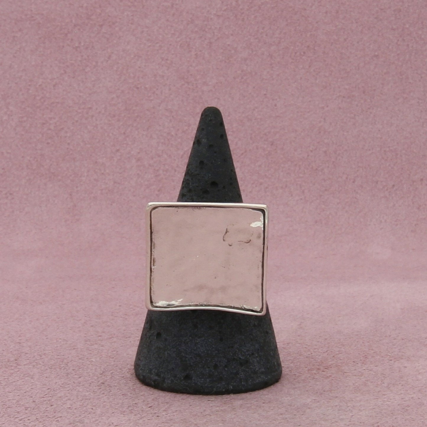 silpada sterling silver bold hammered square r1688 ring size 5.75