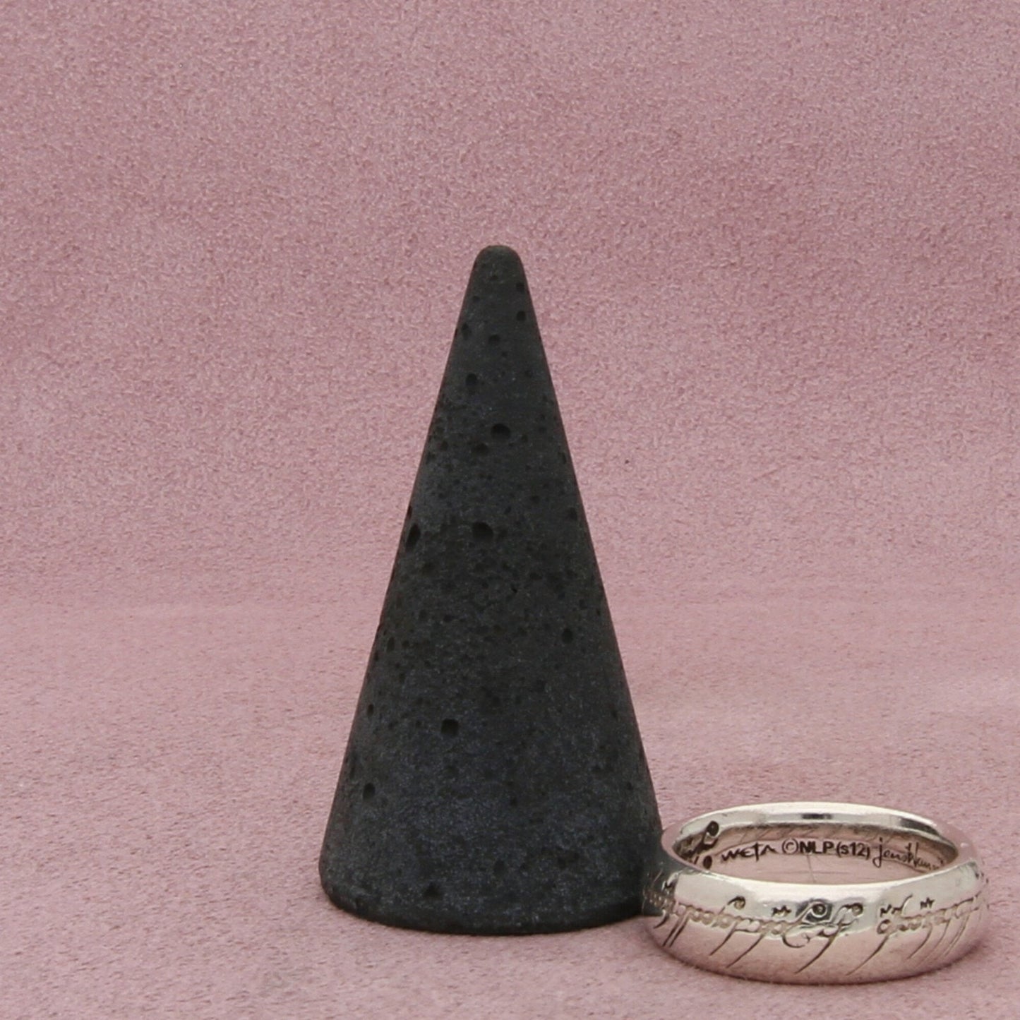 jens hansen sterling silver mens lord of the rings the one band ring size 10