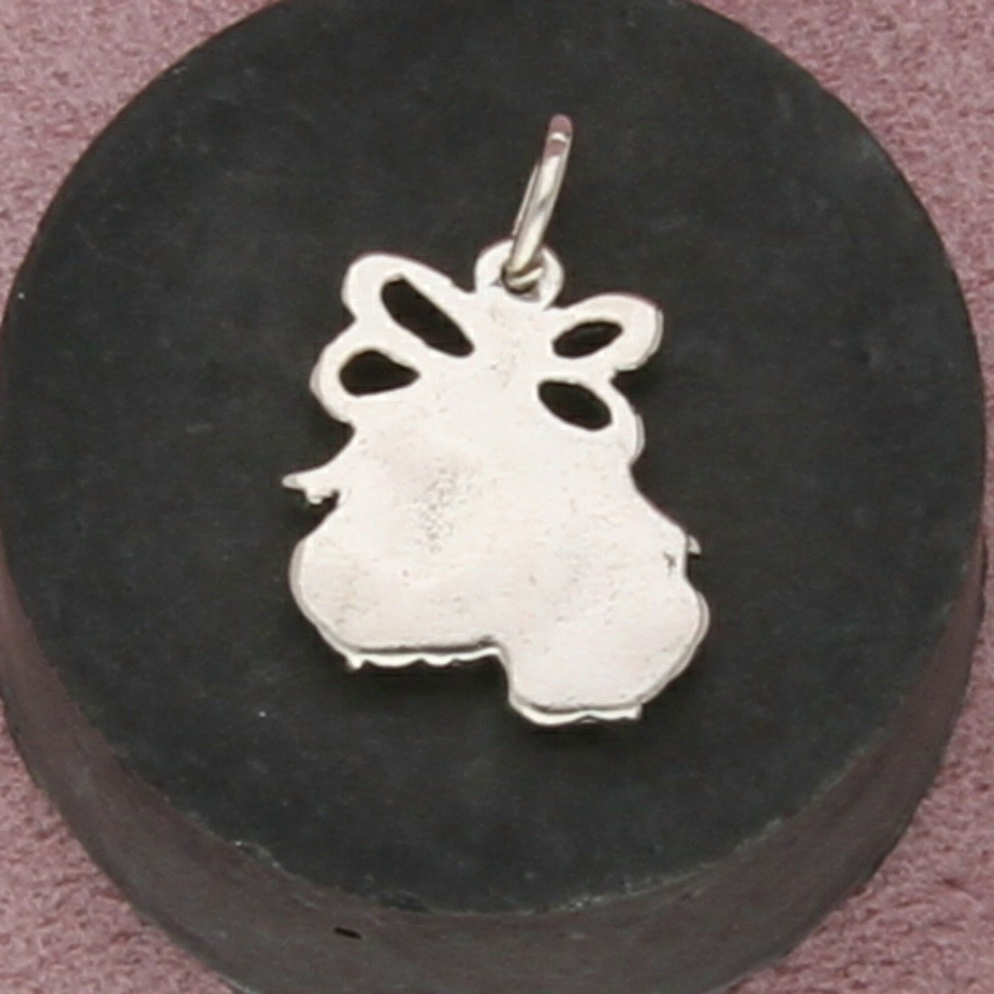 sterling silver vintage wedding bells charm pendant