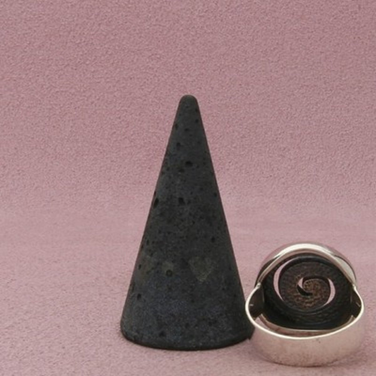 Sterling Silver Vintage Spiral Swirl Ring Size 9.5