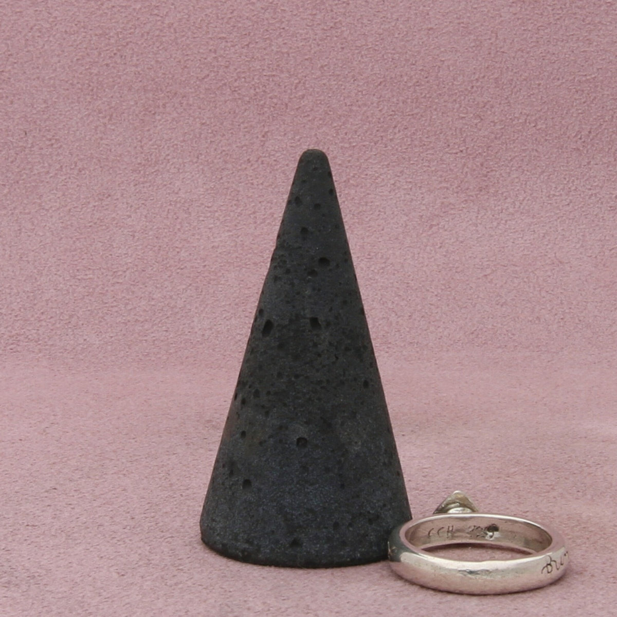 sterling silver love is everything heart stack ring size 6.5