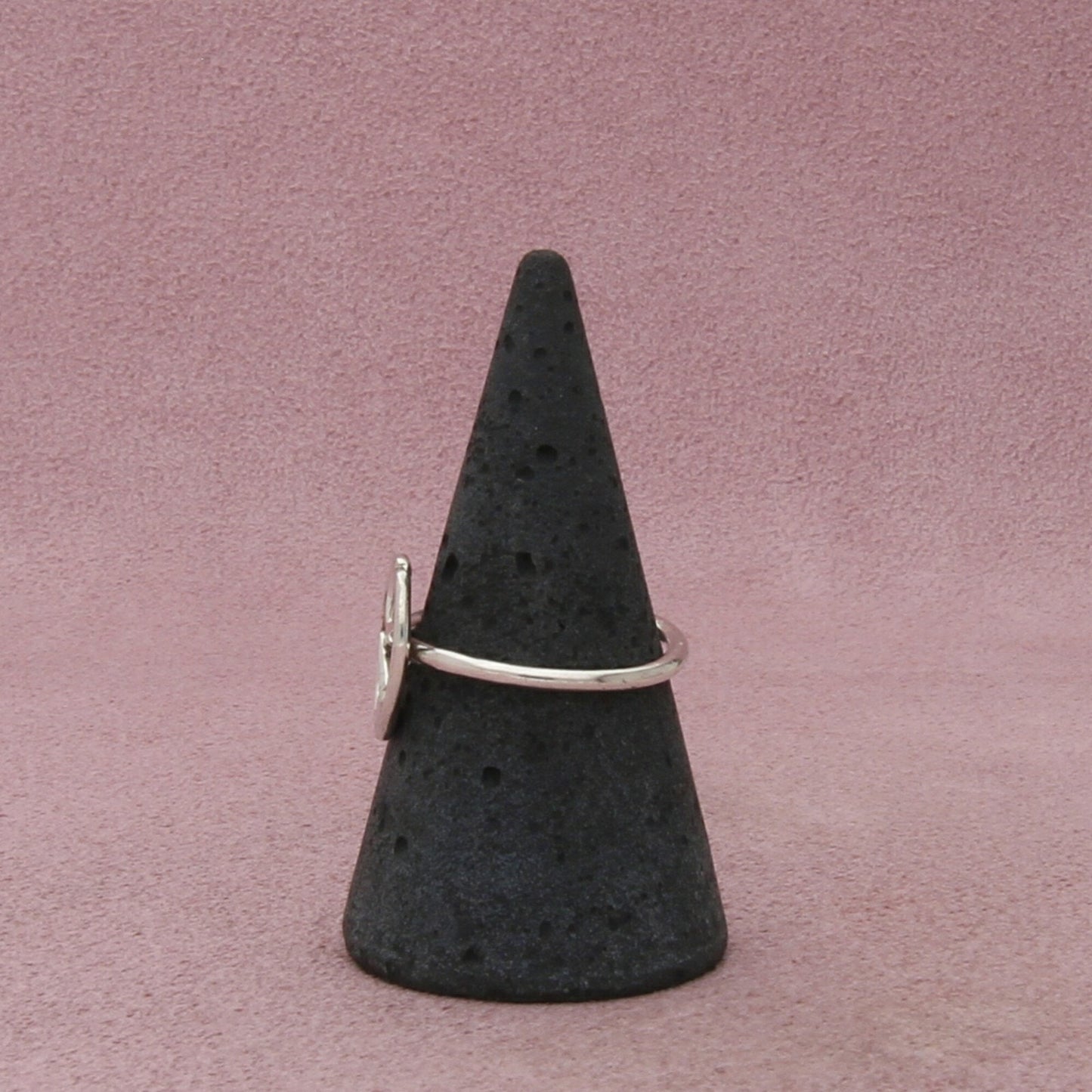 sterling silver zodiac cancer symbol ring size 7