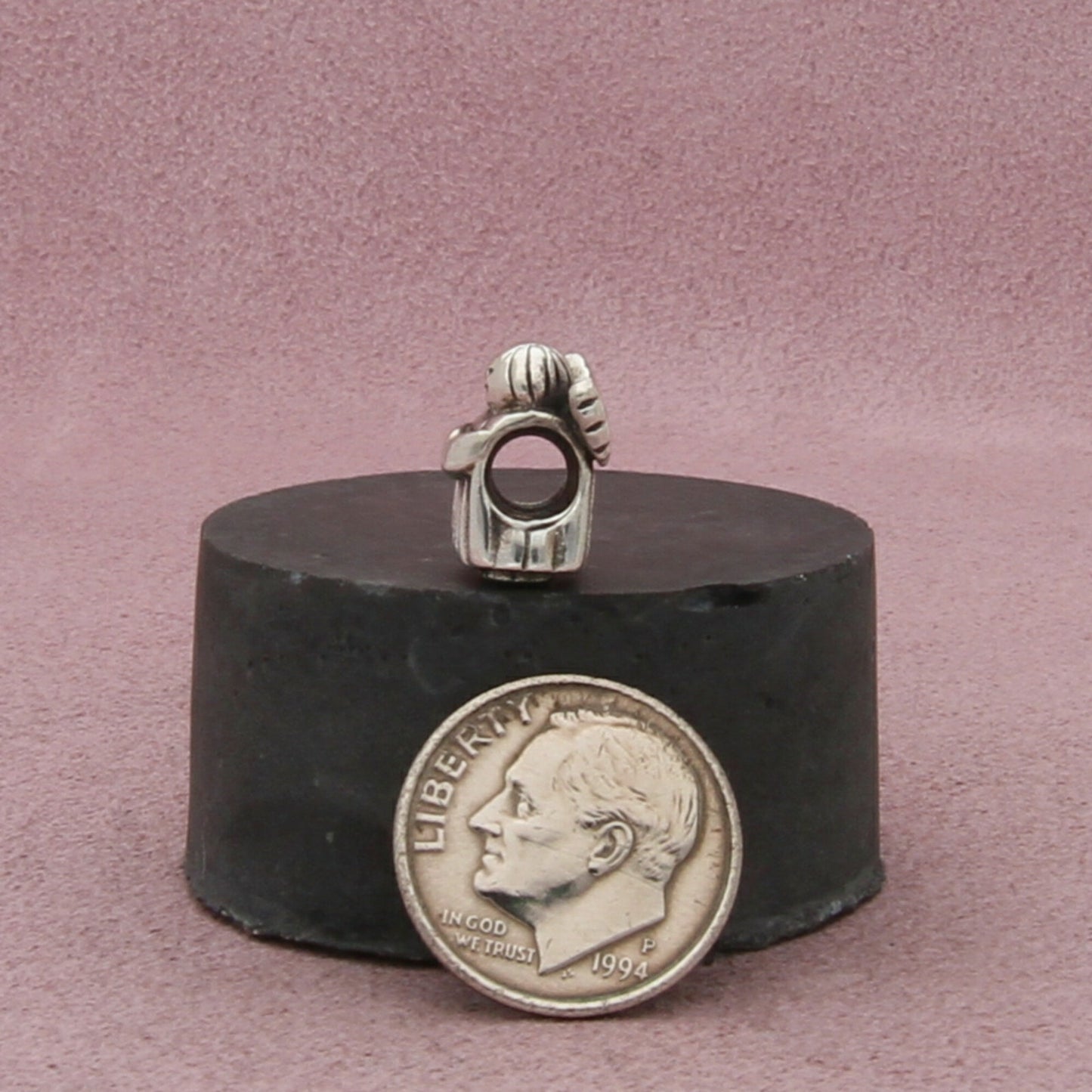 pandora sterling silver angel of hope bead (790337) charm pendant