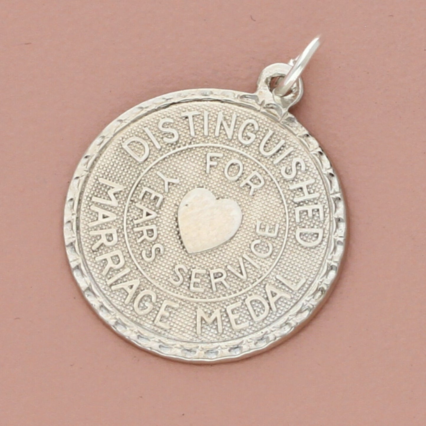 12k gold filled vintage distinguished marriage medal charm