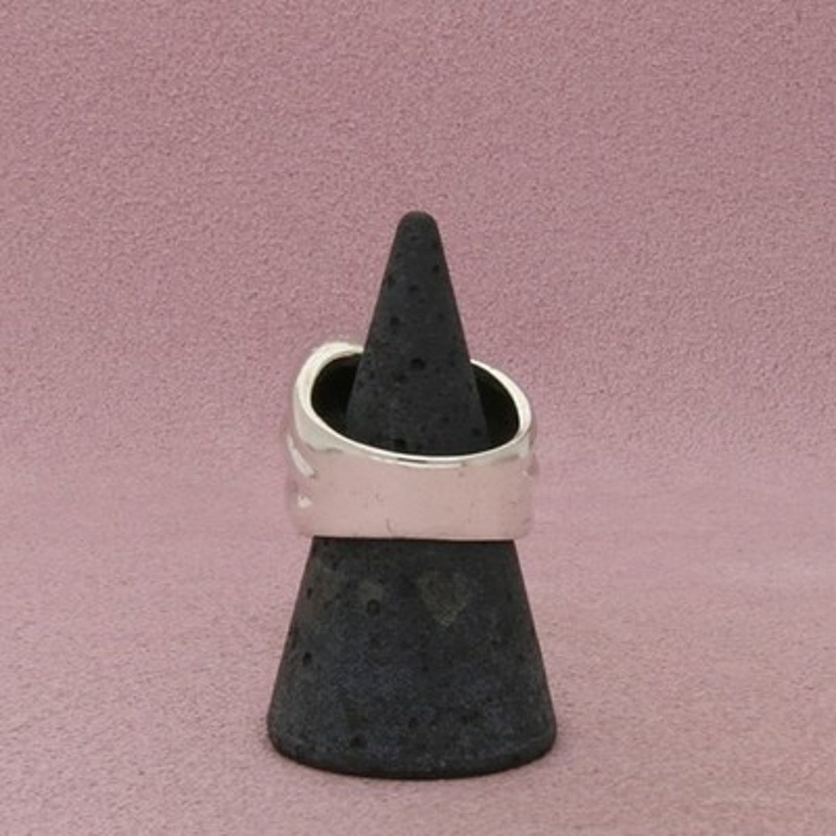 Taxco Mexico Sterling Silver Vintage Chunky Sculptural Ring Size 8.5