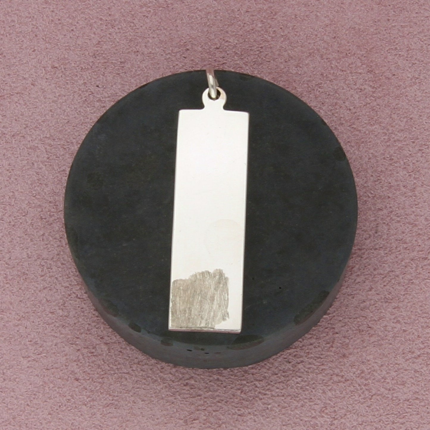 sterling silver vintage british 1 oz ingot bar pendant