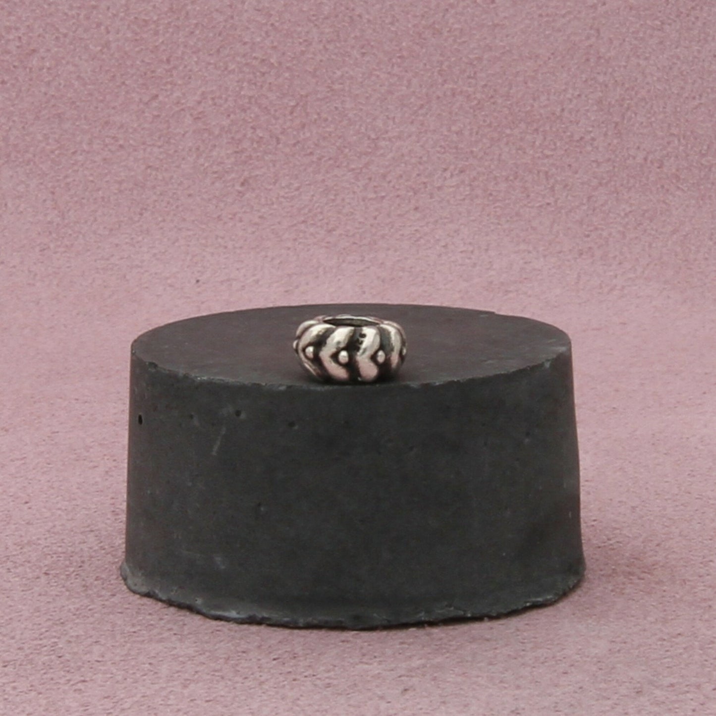 pandora sterling silver heart beats spacer bead charm
