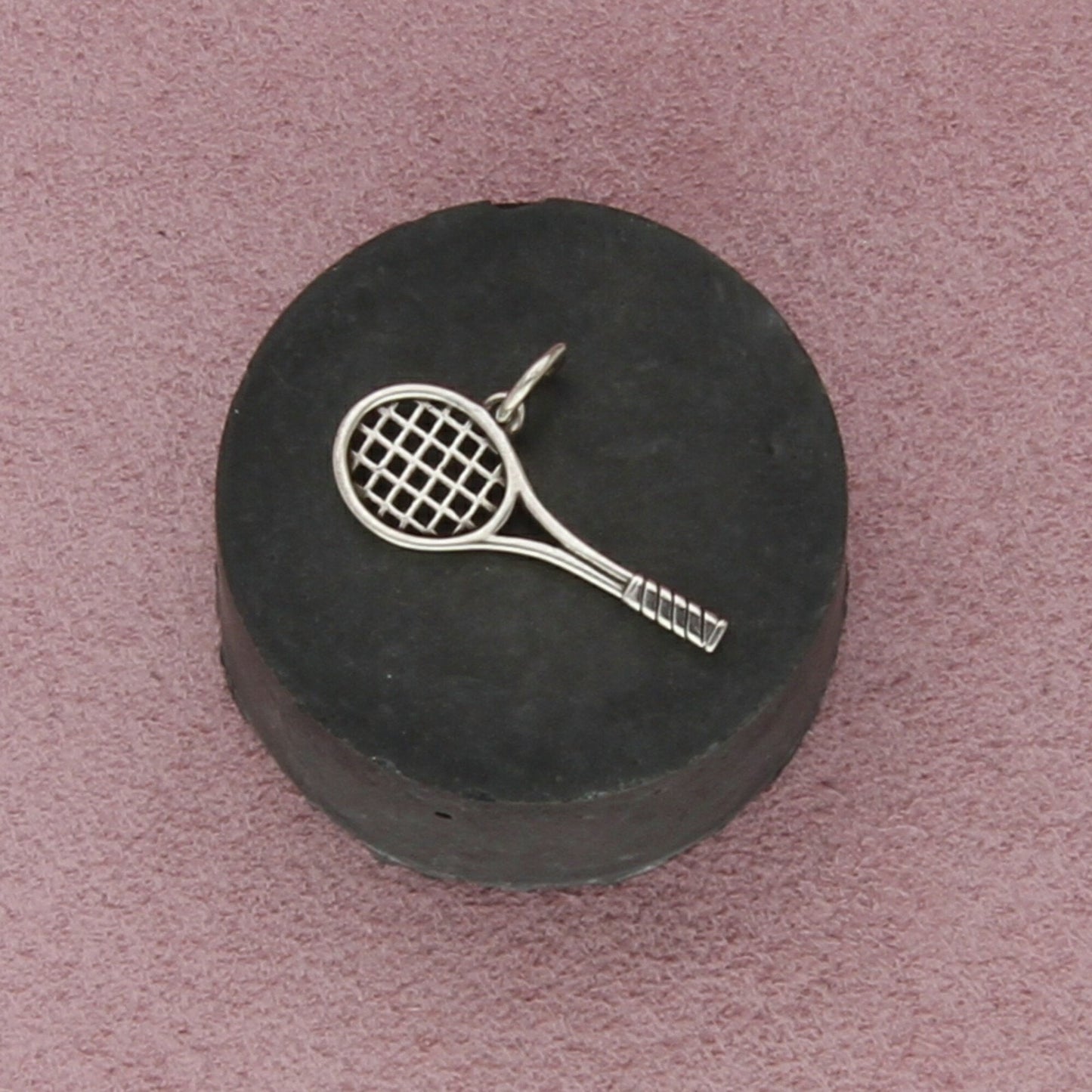 james avery sterling silver retired tennis racket charm pendant