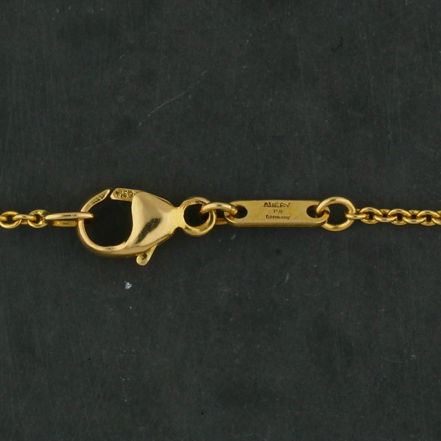 james avery 18k yellow gold fine cable chain necklace size 20in