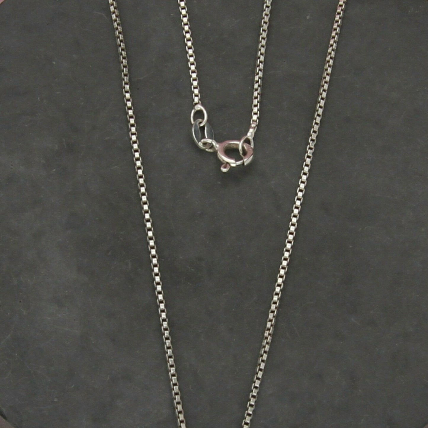 sterling silver 1mm box chain necklace size 21.25in
