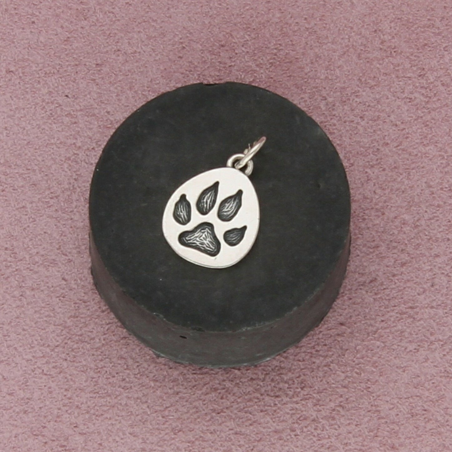james avery sterling silver paw print charm pendant
