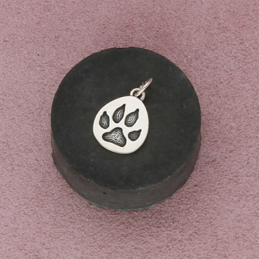 james avery sterling silver paw print charm pendant