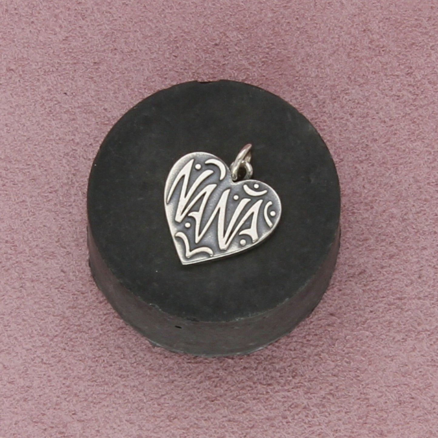 james avery sterling silver nana heart charm pendant