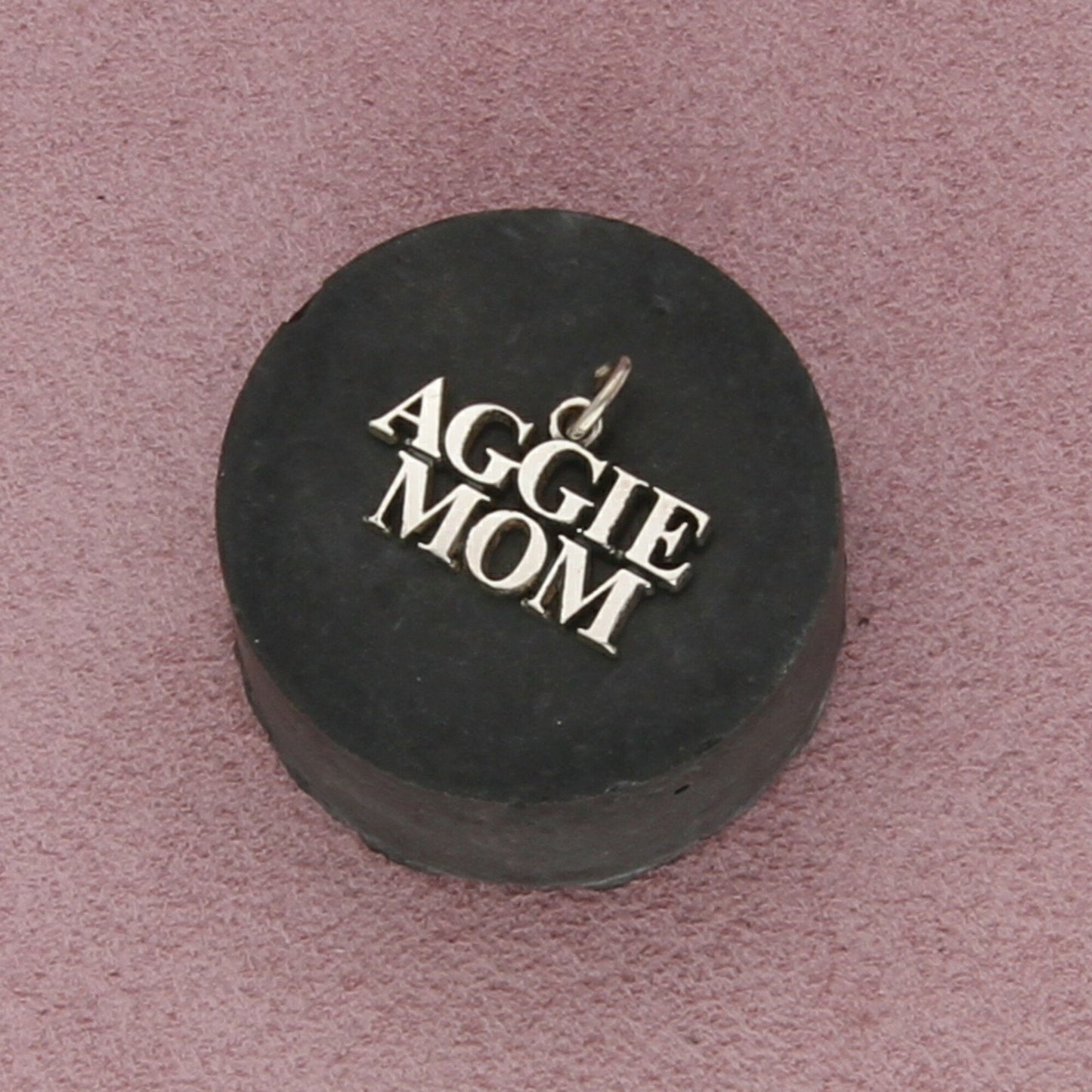 sterling silver vintage texas a&m aggie mom charm pendant