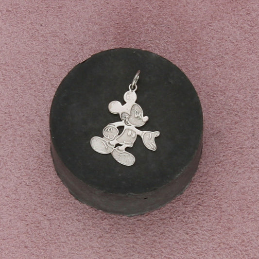disney sterling silver vintage mickey mouse charm pendant