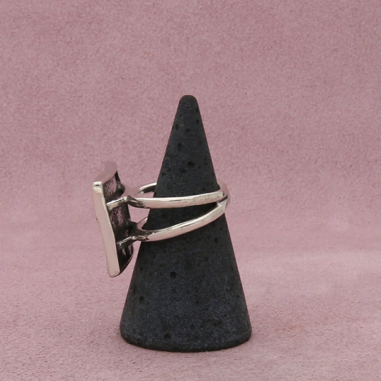 silpada sterling silver bold hammered square r1688 ring size 5.75