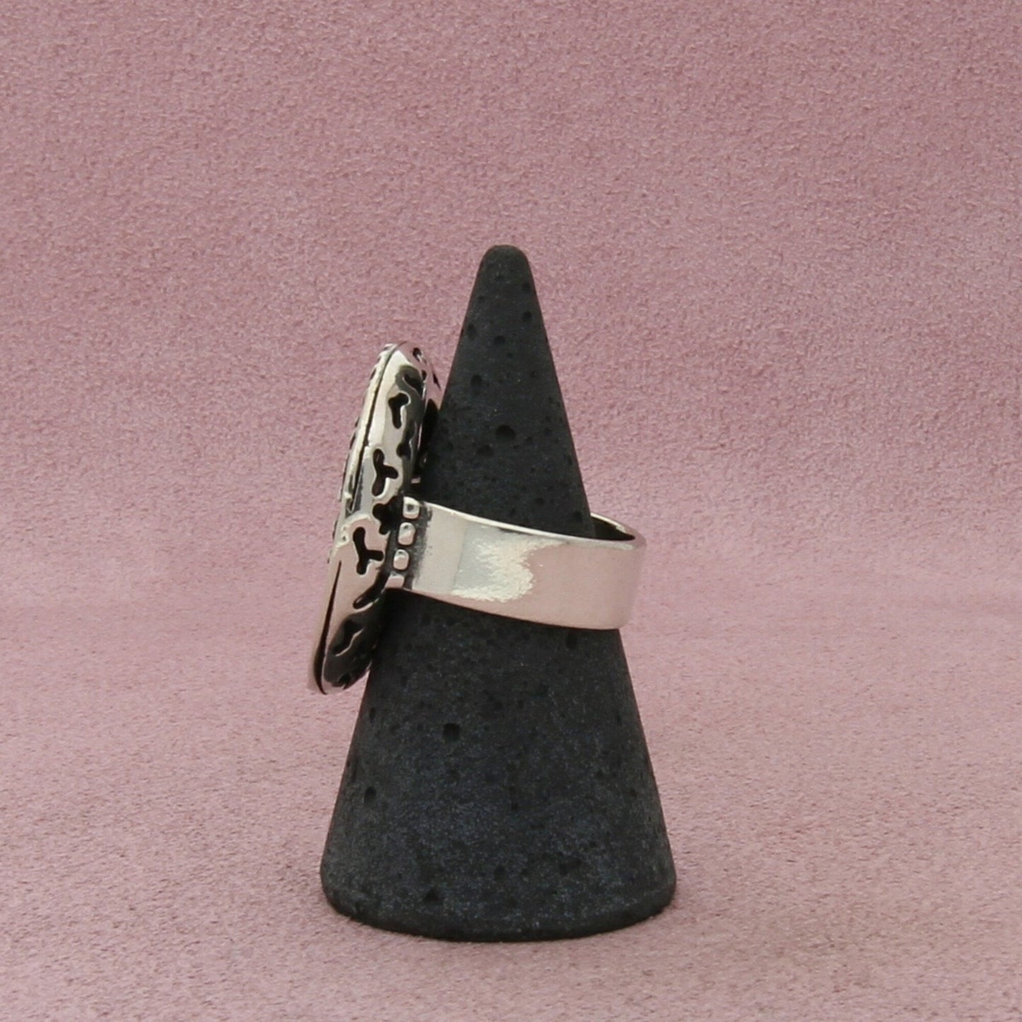 sterling silver israel tree of life ring size 6.75