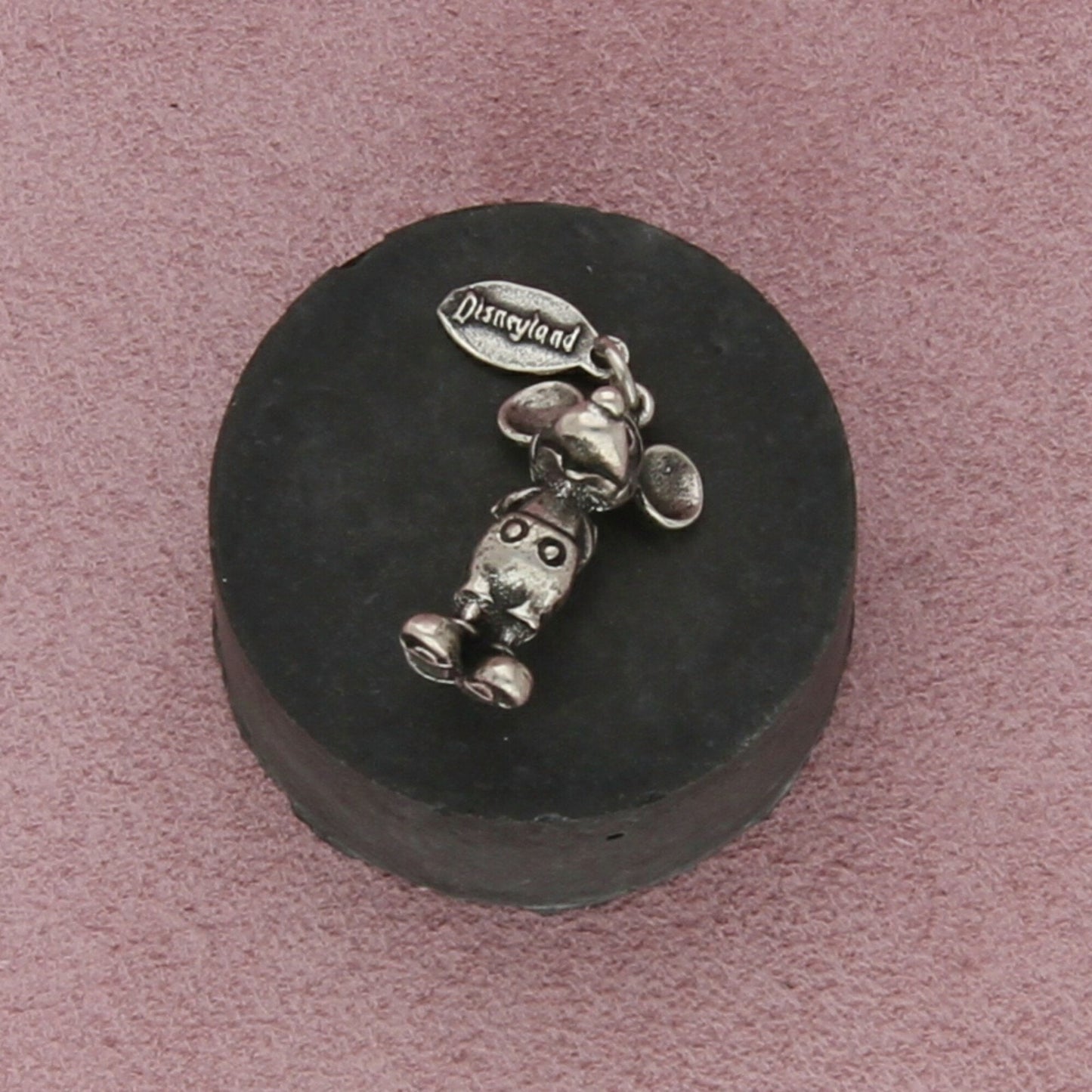 disney sterling silver vintage 3d disneyland mickey mouse charm pendant