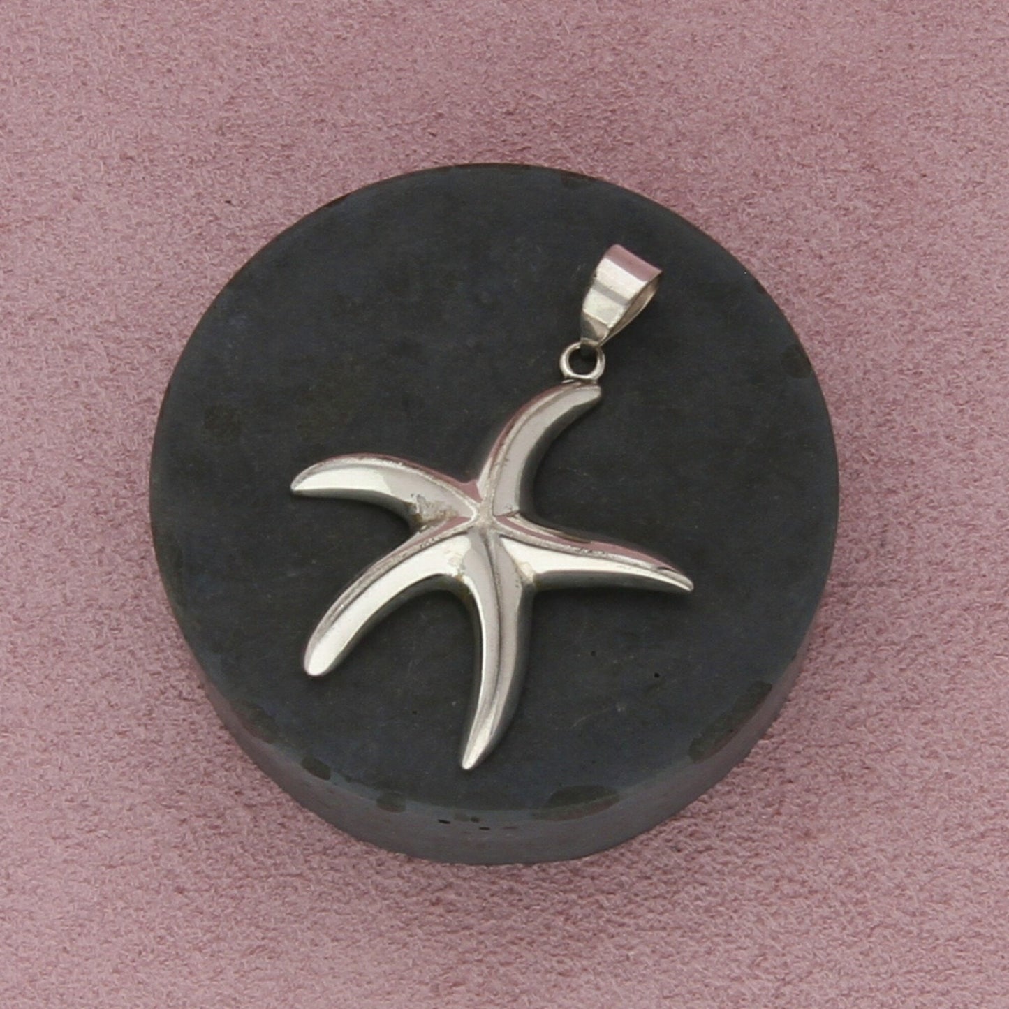 sterling silver star fish pendant