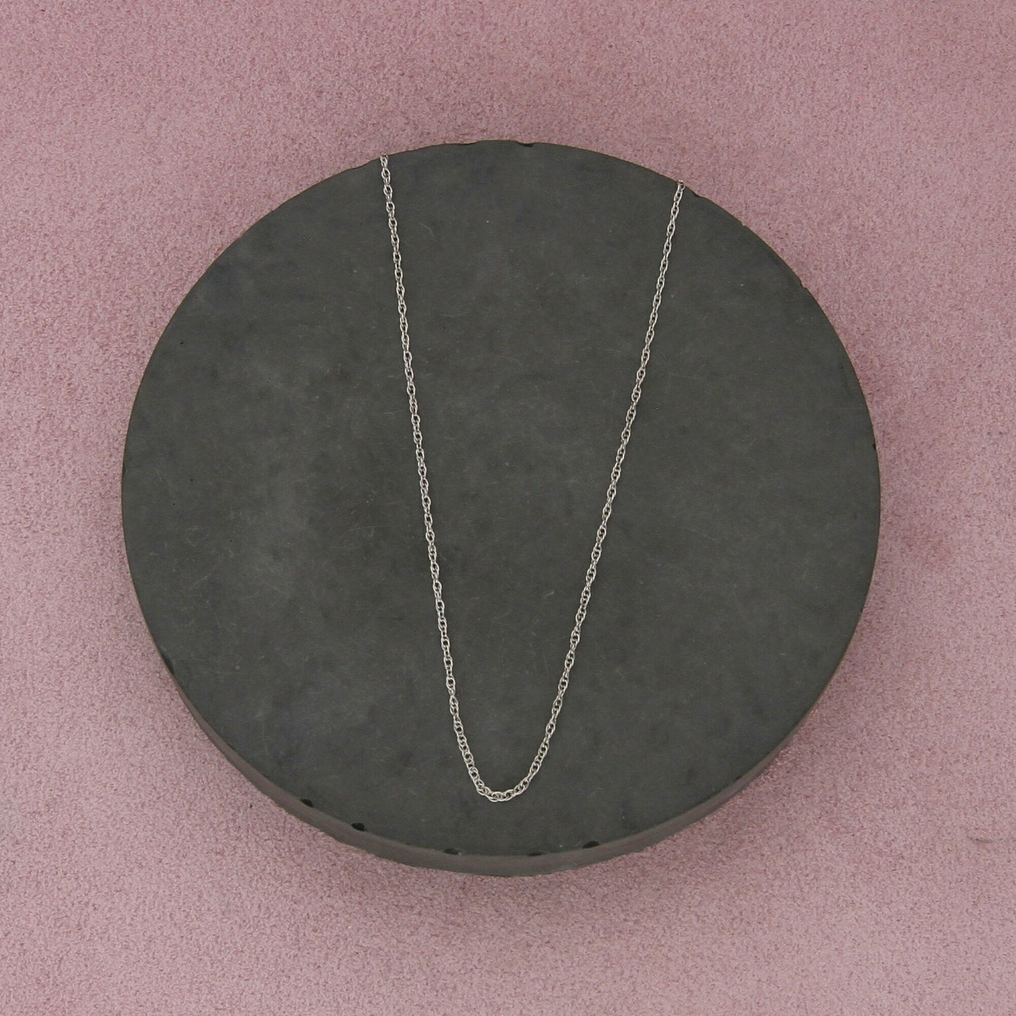 sterling silver 1mm prince of wales chain necklace size 18.75in