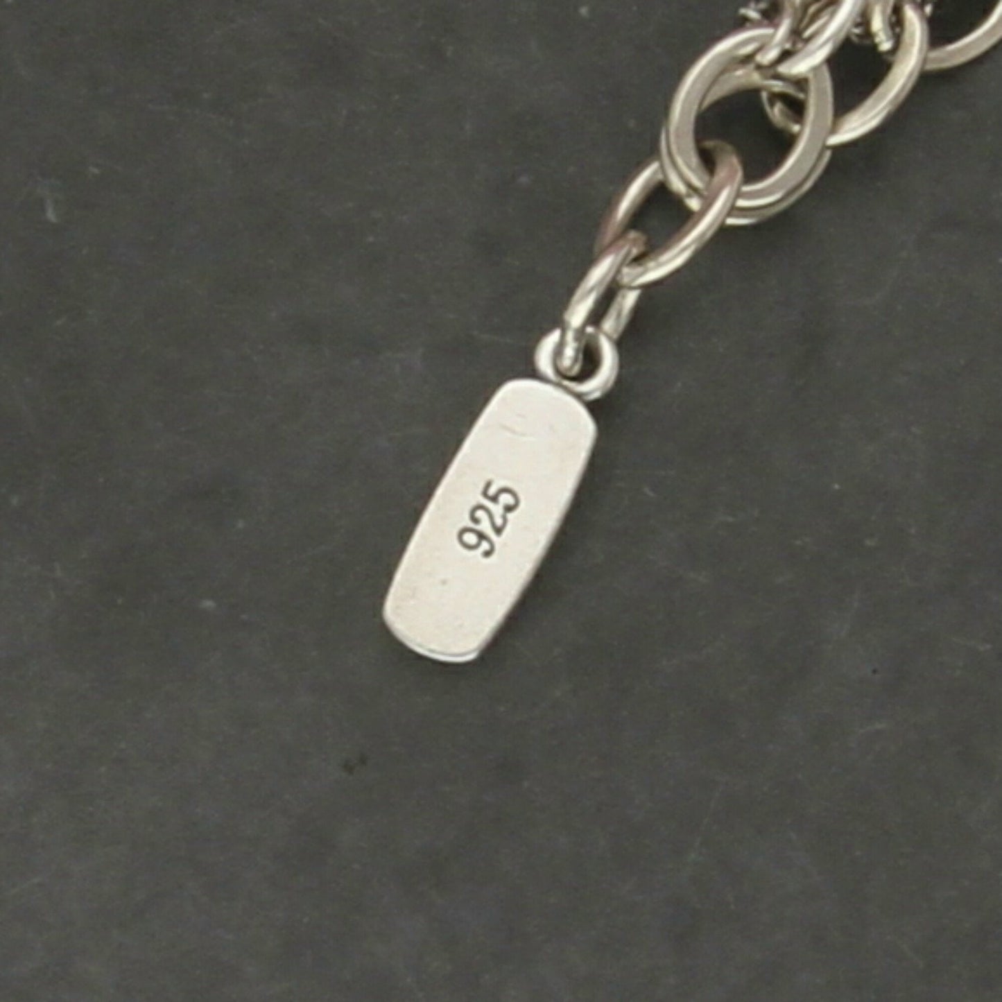 james avery sterling silver medium forged link charm bracelet size 7.5in