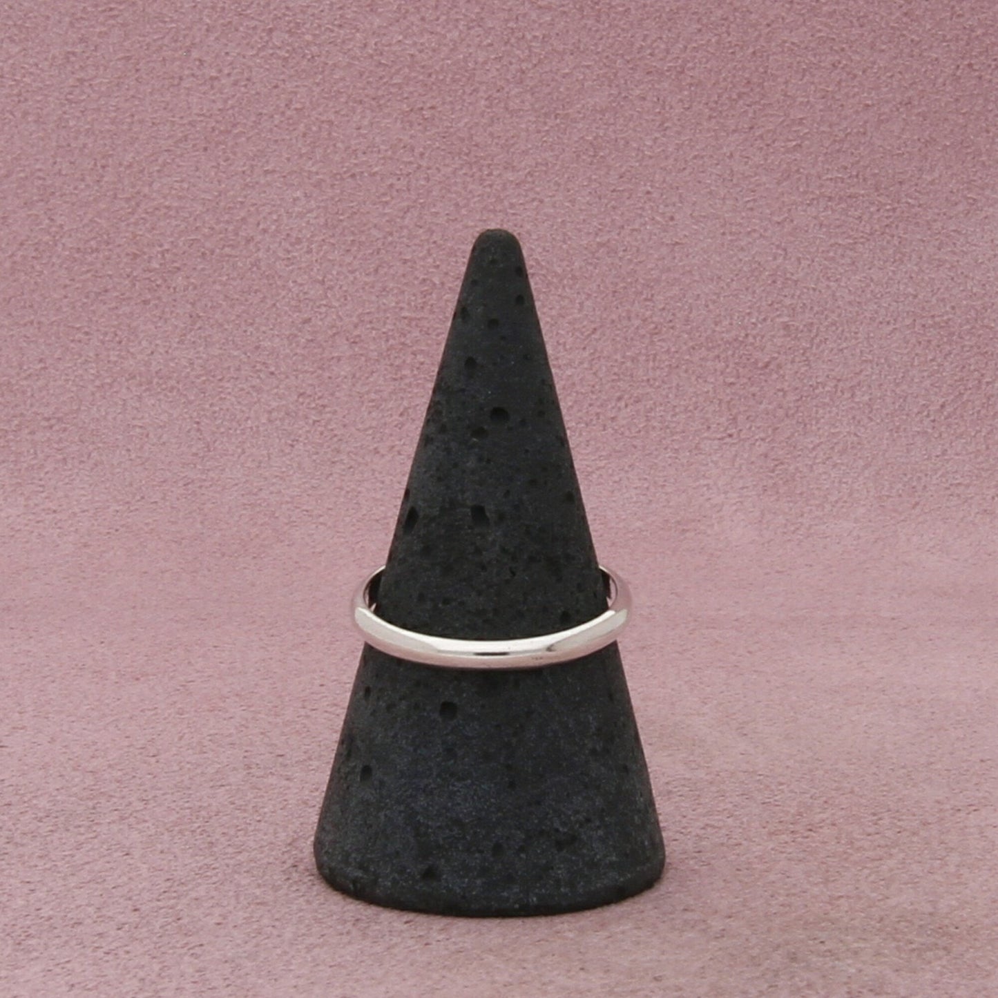 sterling silver dainty stack band ring size 8.75
