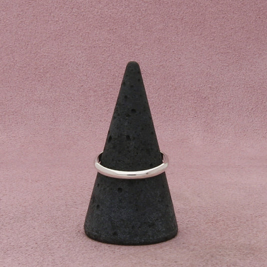 sterling silver dainty stack band ring size 8.75