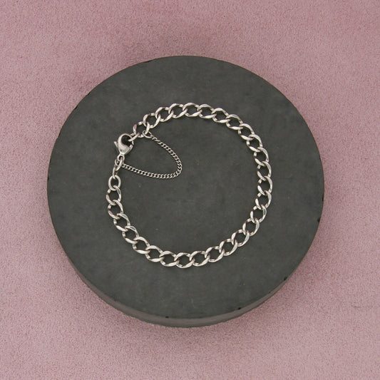 james avery sterling silver curb charm bracelet size 6.5in